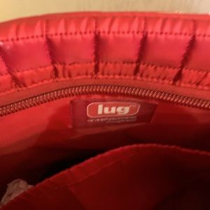 Lugg gym/overnight bag. Red in color. Like new! Puddle Jumper!